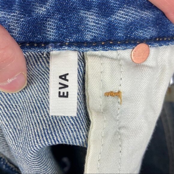 NWT GRLFRND Denim Eva A-Frame Gusset Mini Skirt Revolve Size 31 Boho Y2K NEW - Picture 7 of 7